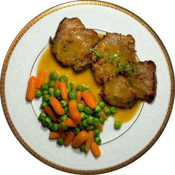 Телячьи эскалопы с масляным соусом
