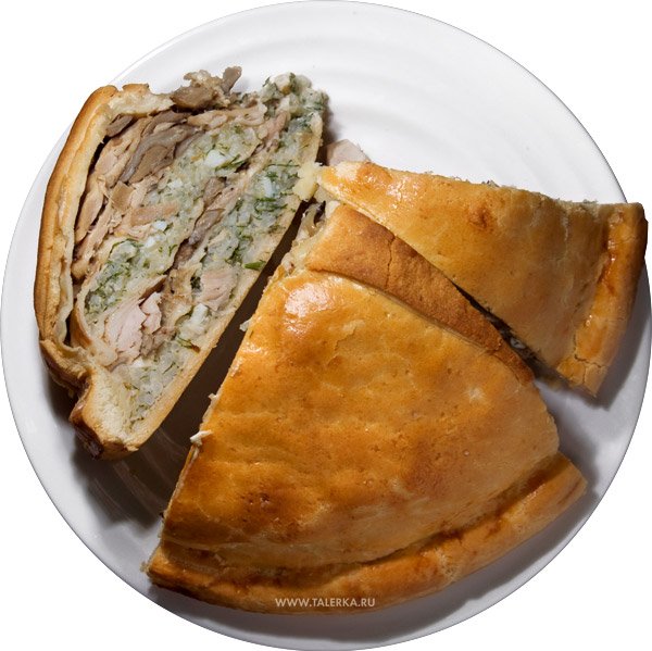 Курник — готовое блюдо