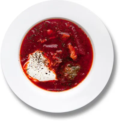 Борщ с фасолью