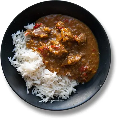 Карри с мясом — готовое блюдо