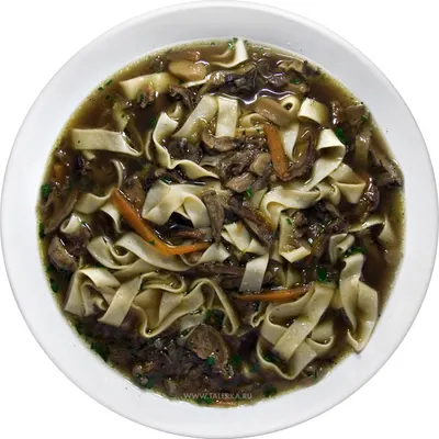 Грибная лапша